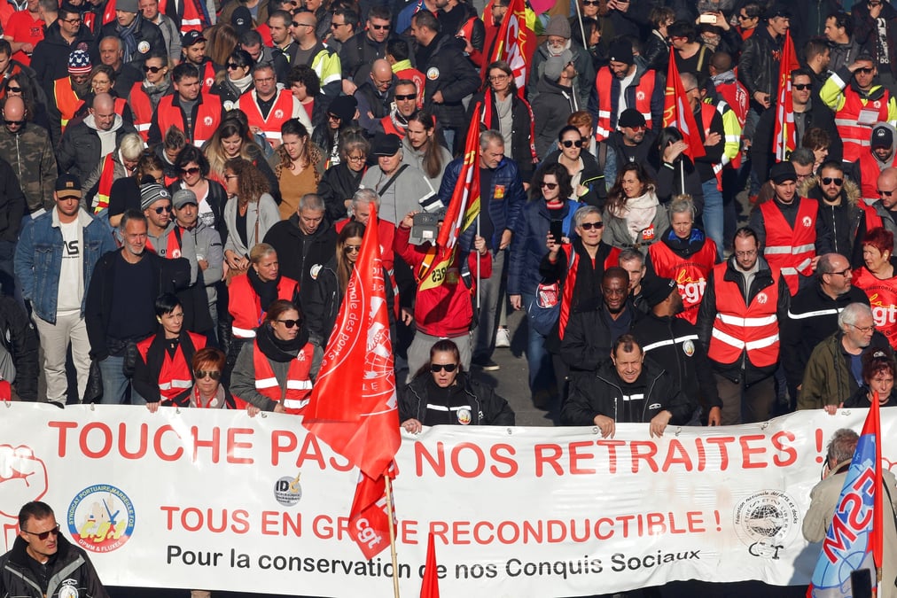 Retraites, Marseille, manifestations,
