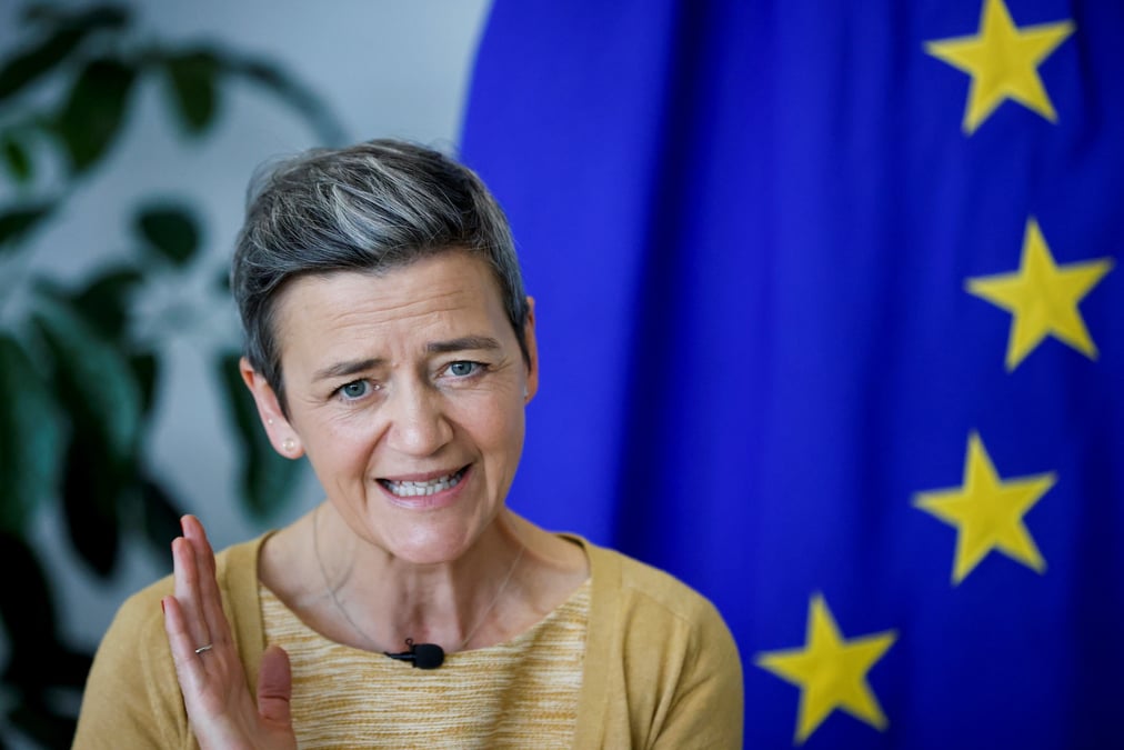 Margrethe Vestager détaillait ce mercredi sa candidature à la Banque européenne d'investissement, la BEI, devant des journalistes.