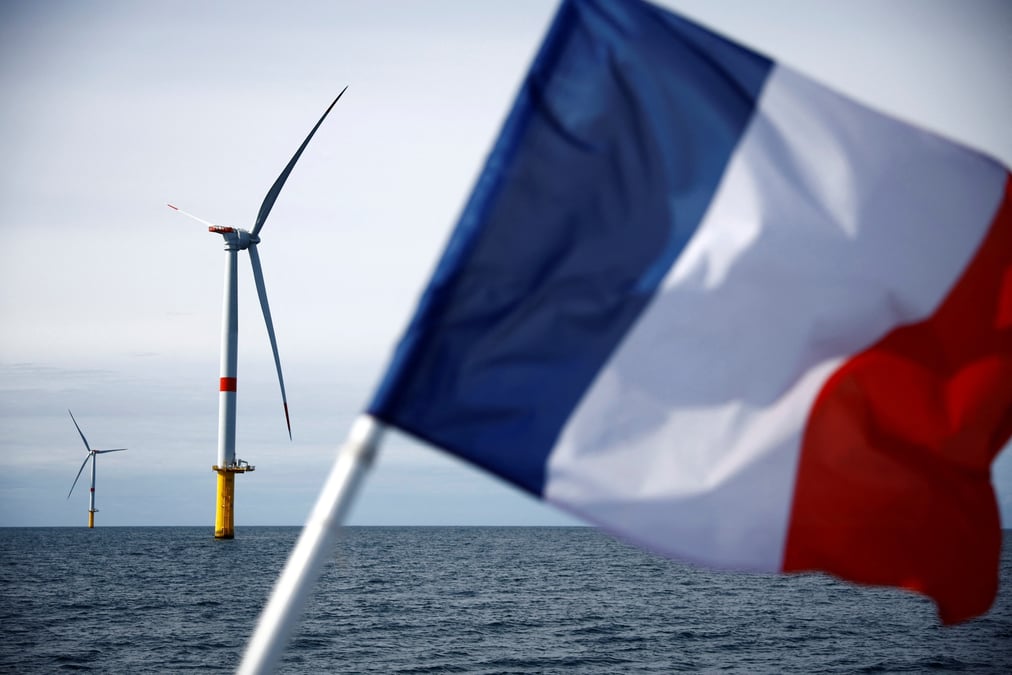 Le parc eolien offshore de saint-nazaire, en france