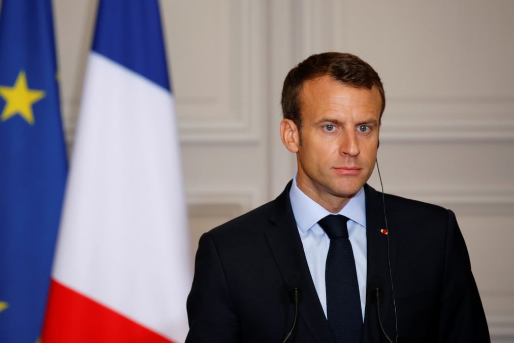 Macron presse les banques francaises de s'engager pour le climat