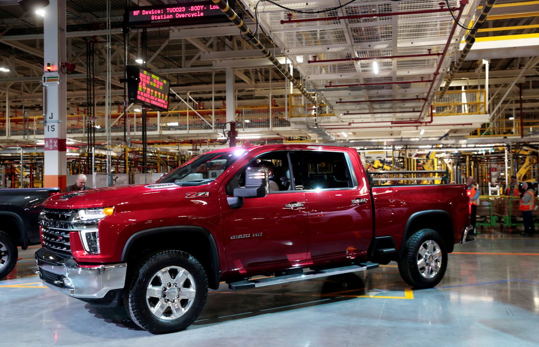 General motors gonfle son benefice avec les pick-up malgre un recul des ventes