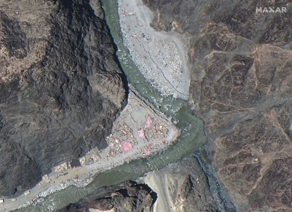 Nouvelles structures chinoises dans le secteur de l'affrontement meurtrier avec l'inde
