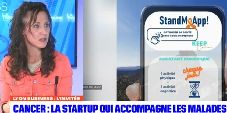 BFM Lyon Business Laurence Havé, créatrice de l'application StandMeApp