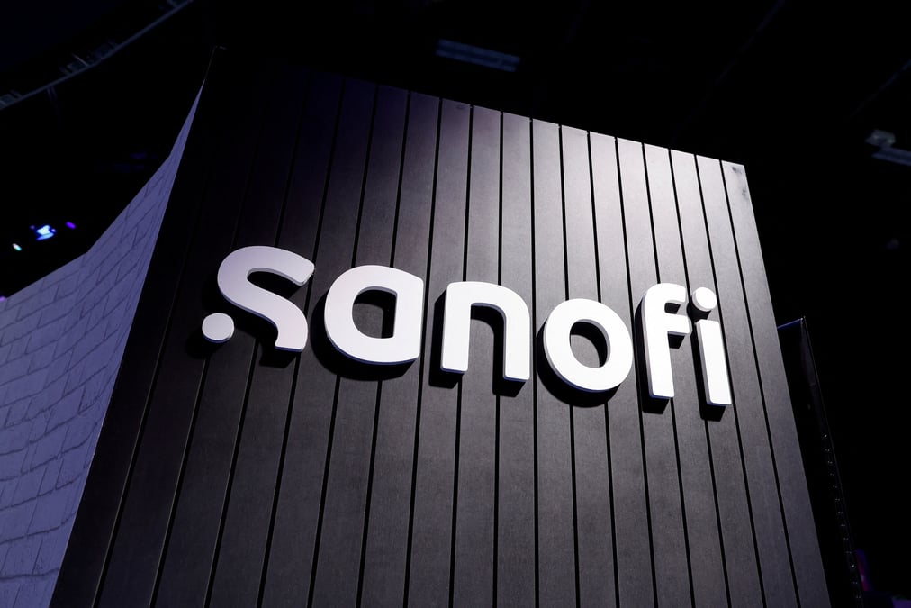 Photo d'archives du logo de sanofi