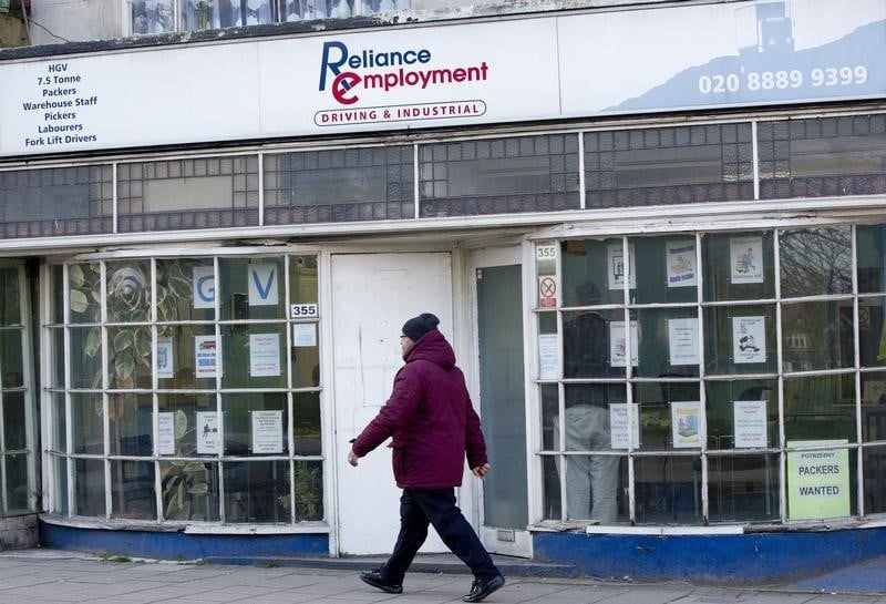 Baisse du chomage en grande-bretagne