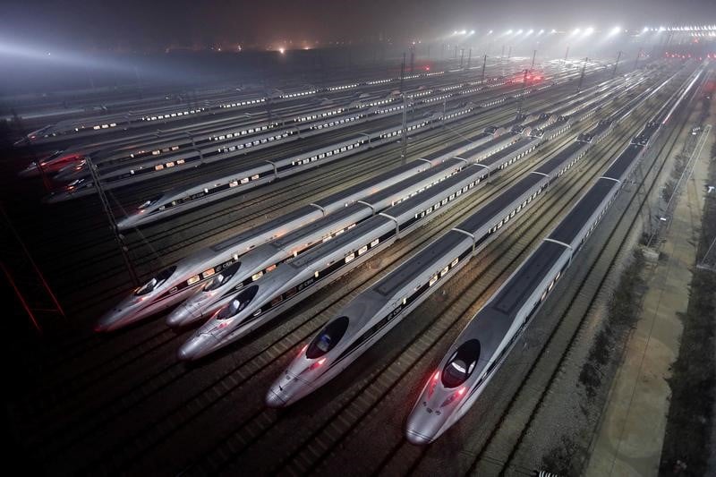 Les tgv chinois vont de nouveau rouler a 350 km/h