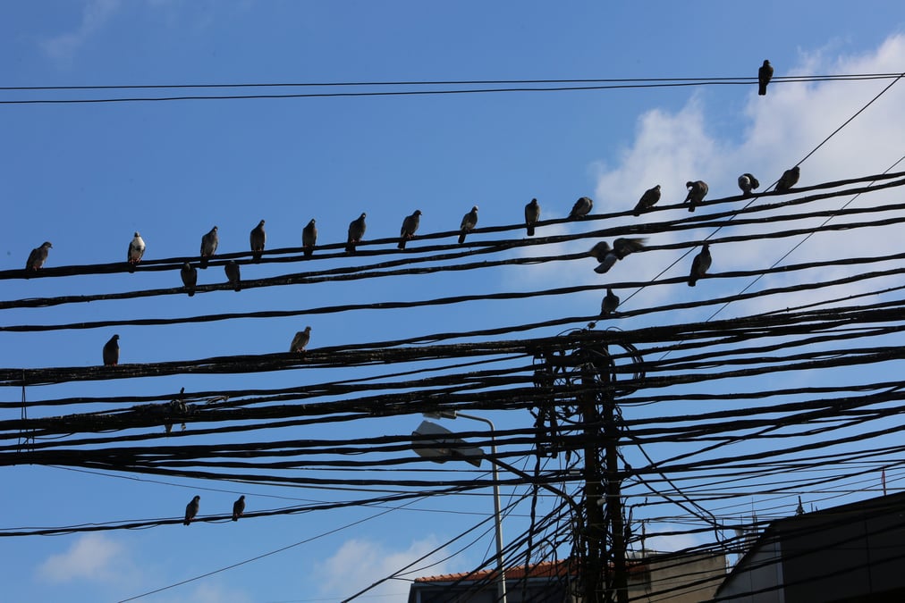 L'electricite retablie au liban