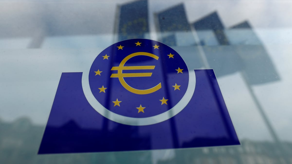 Photo d'archives du logo de la banque centrale europeenne (bce) a francfort