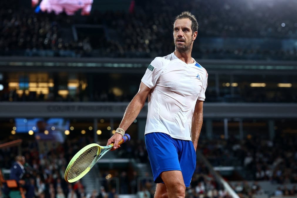 Le joueur de tennis francais richard gasquet