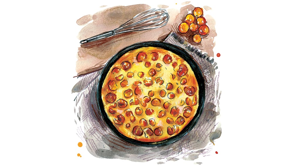 Cette semaine, découvrez la recette de clafoutis aux mirabelles.