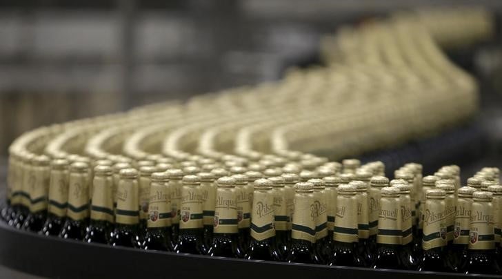 Ca trimestriel de sabmiller en hausse de 7%