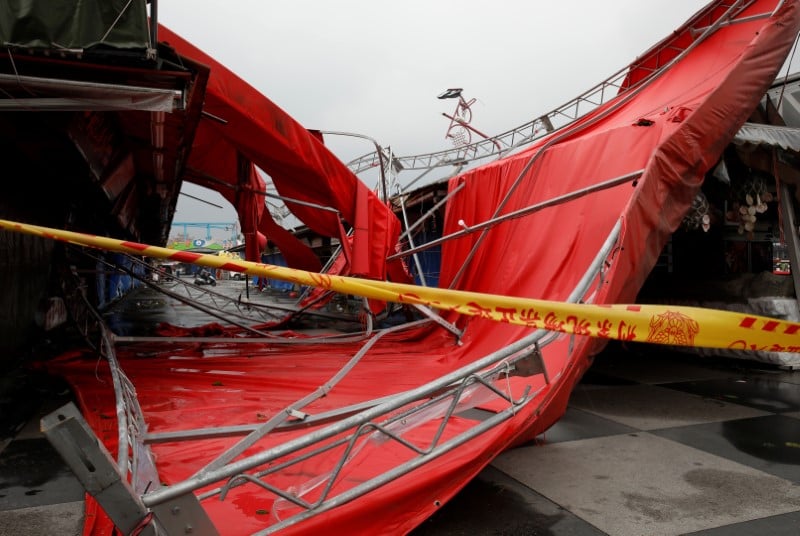 Le sud de la chine se prepare a l'arrivee du typhon megi