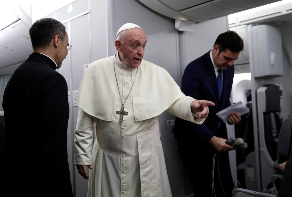 Le pape francois redoute un bain de sang au venezuela