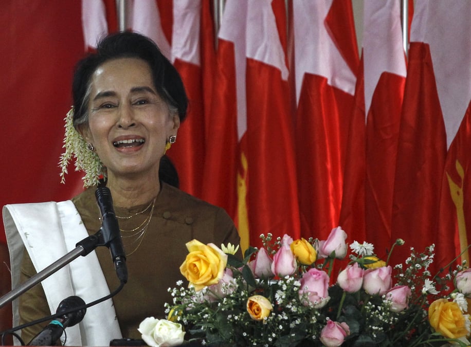 La paix, priorite d'aung san suu kyi