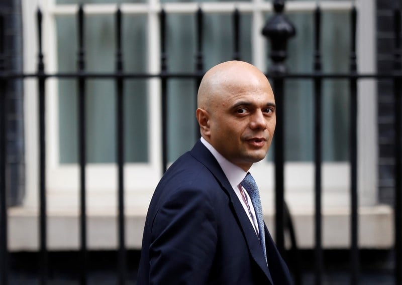Sajid javid nomme nouveau ministre britannique de l'interieur