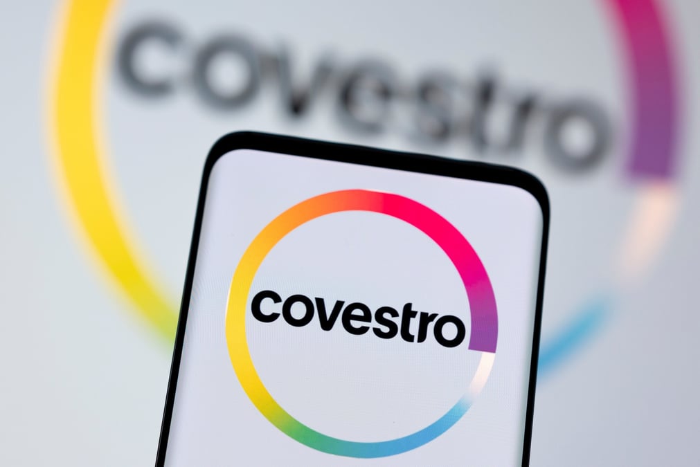 Photo d'illustration du logo de covestro