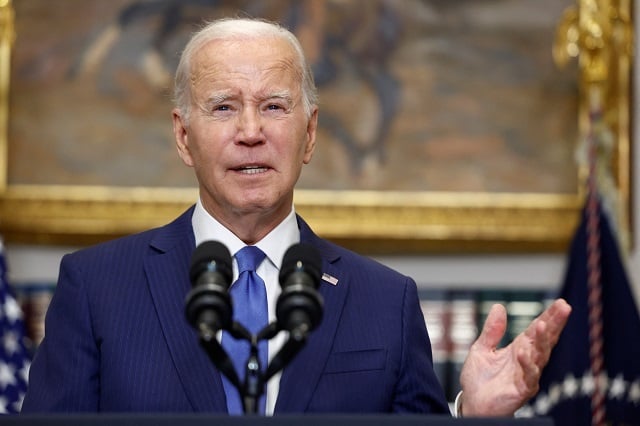 Joe Biden après la réunion à la Maison Blanche avec les géants de la tech.