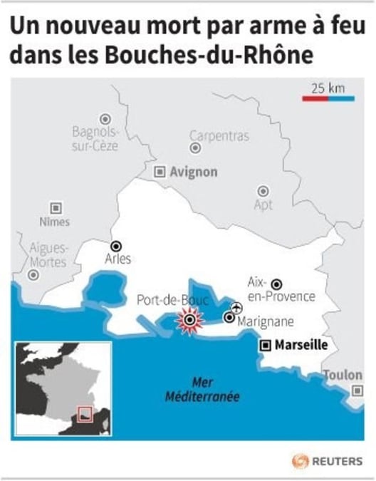 Un nouveau mort par arme a feu dans les bouches-du-rhone