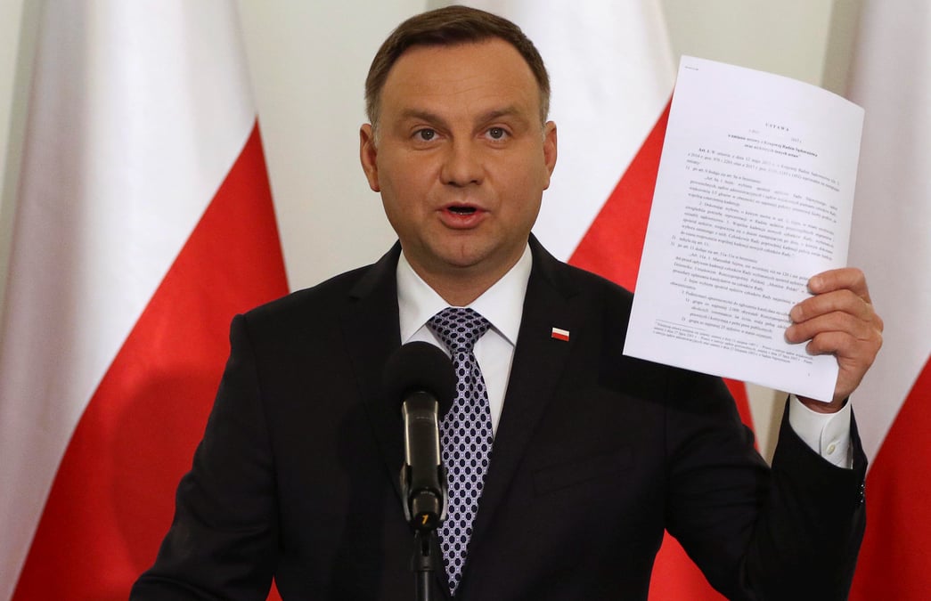 Pologne: duda veut amender la constitution sur la justice