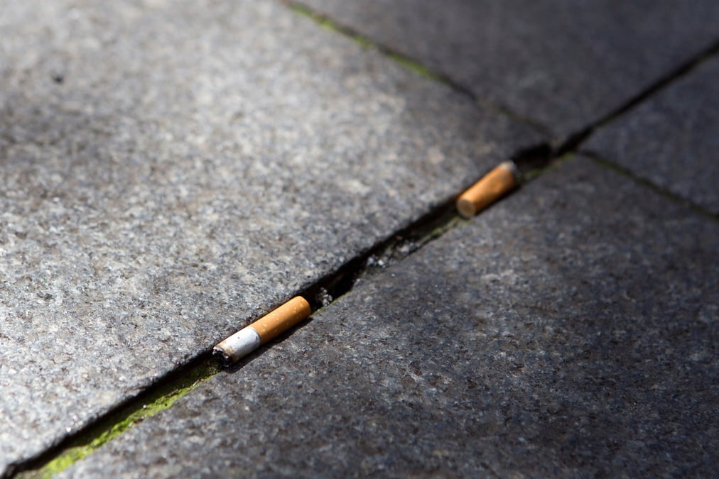 Mégots de cigarettes