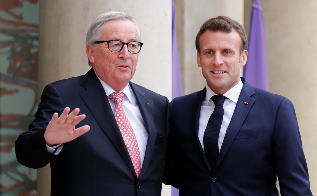 Ue: macron ne veut pas se laisser voler le choix du successeur de juncker