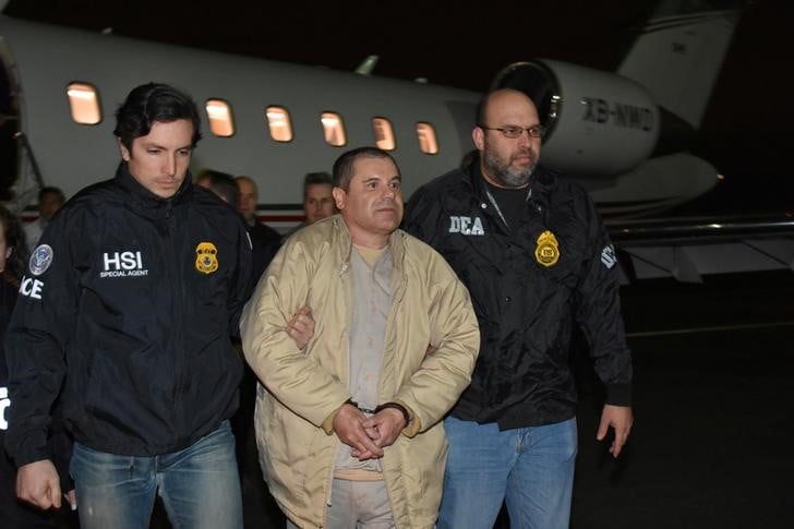 "el chapo" est arrive a ny
