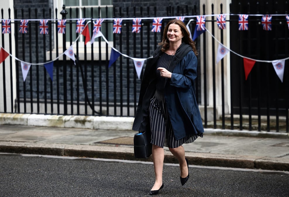 La ministre britannique de l'education, gillian keegan