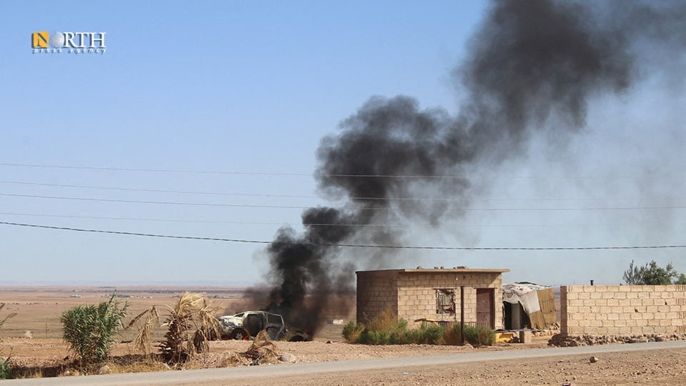 Pretendue frappe turque sur hasakah