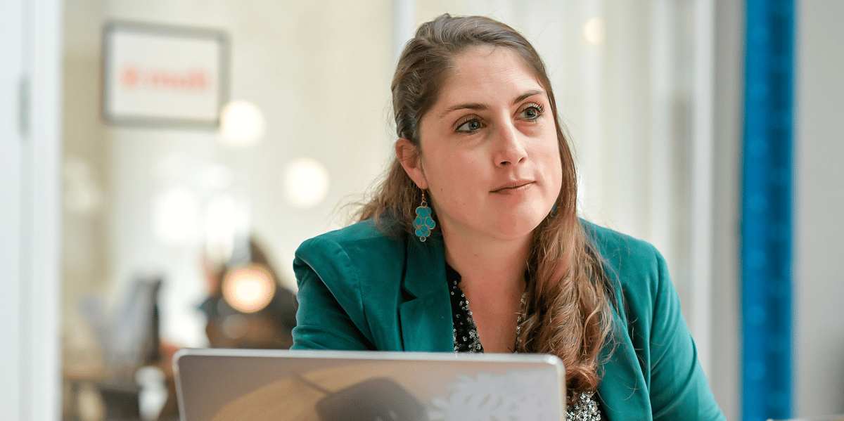 Camille Le Roux Larsabal est la directrice des investissements chez Épopée Gestion à Bordeaux.