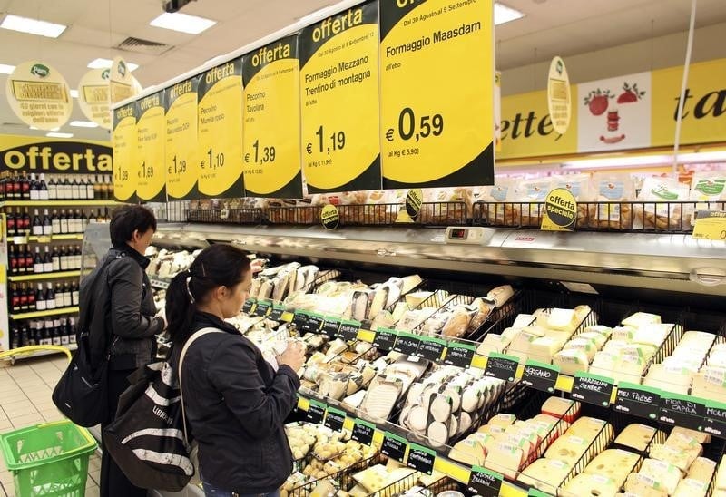 Hausse des prix en zone euro de 0,2% sur un an en decembre