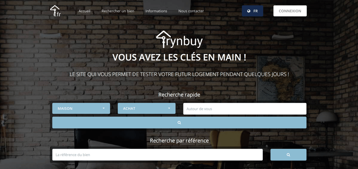La plateforme numérique Trynbuy a été lancée en septembre 2019.