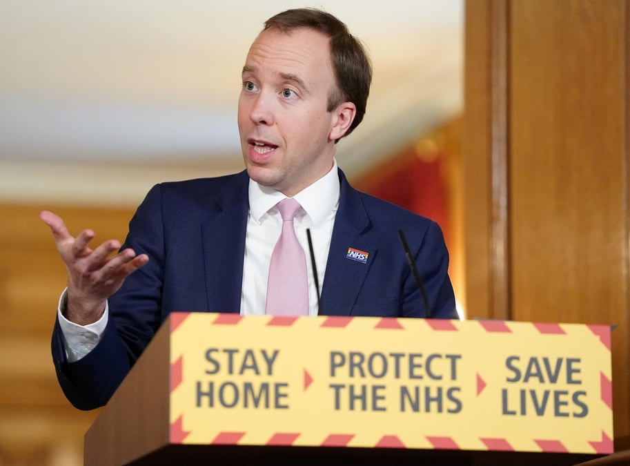 Coronavirus: bilan quotidien le plus faible en quatre semaines dans les hopitaux britanniques