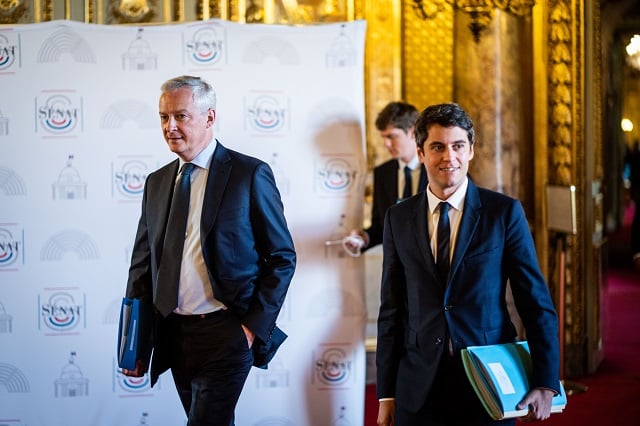 bruno le maire gabriel attal