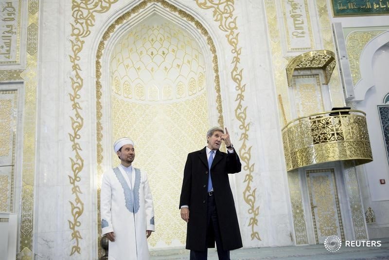 John kerry en tournee dans cinq anciennes republiques sovietiques