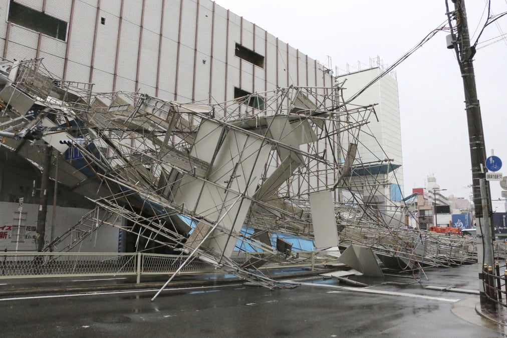 Dix morts au japon sous le passage du typhon jebi