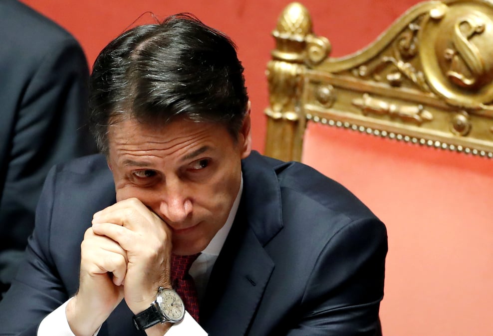 Giuseppe conte annonce qu'il va demissionner