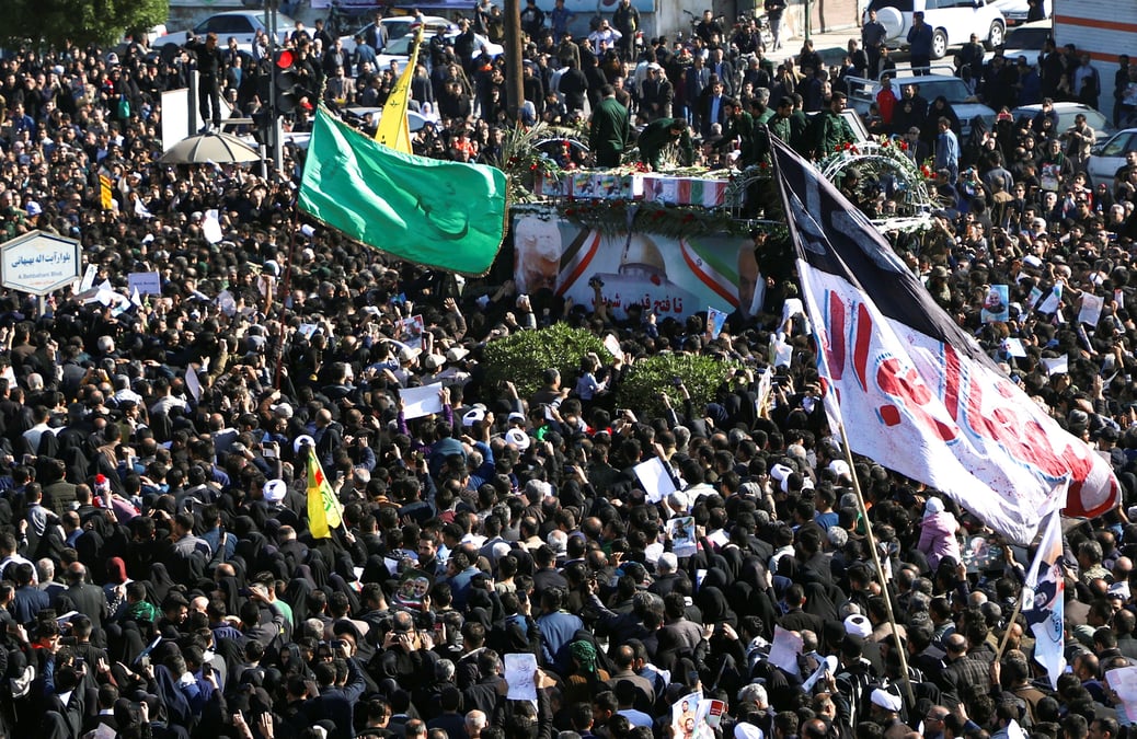 La depouille du general iranien soleimani arrive en iran