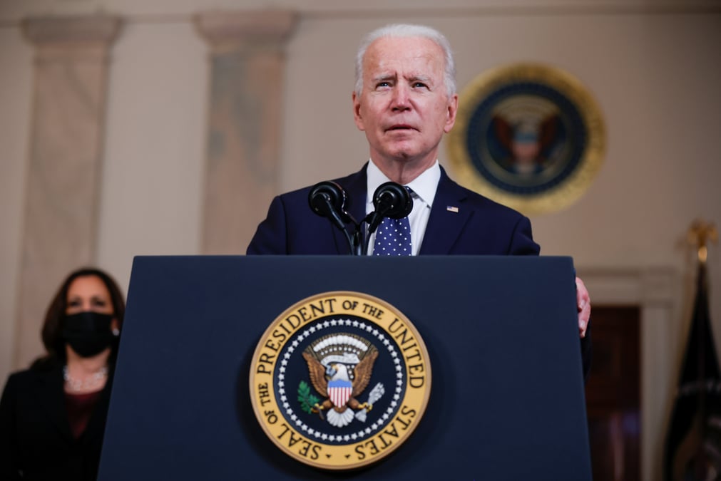 Usa: un "geant pas en avant" avec le verdict du proces chauvin, dit biden
