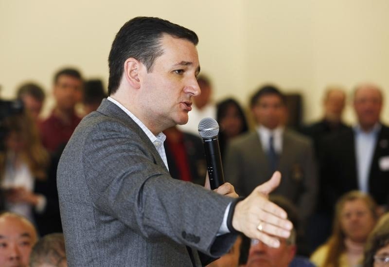 Le senateur americain ted cruz candidat a l'investiture republicaine