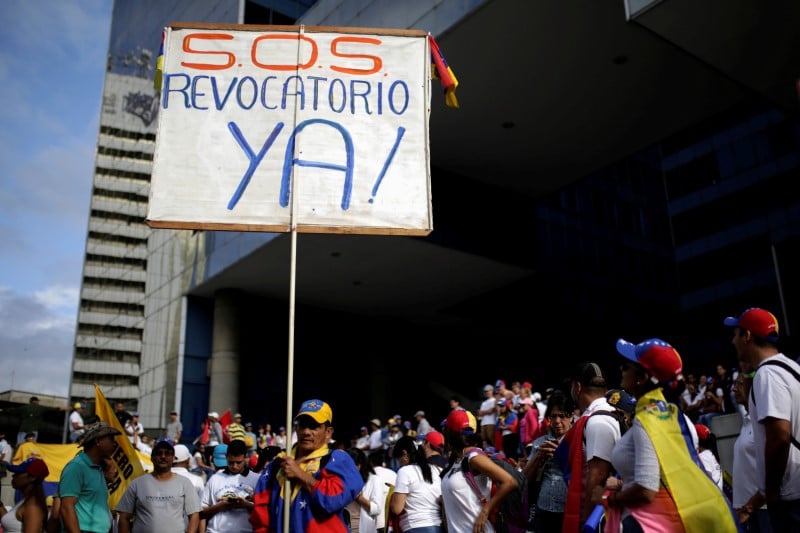 Manifestation contre nicolas maduro a caracas