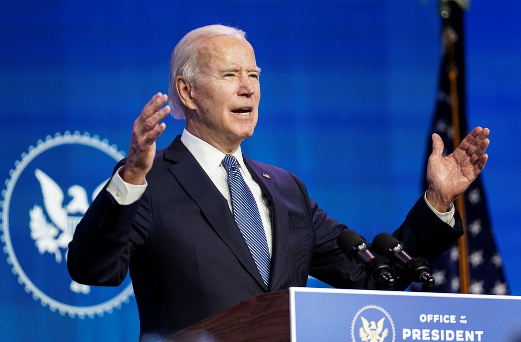 Biden tient trump pour responsable des evenements du capitole