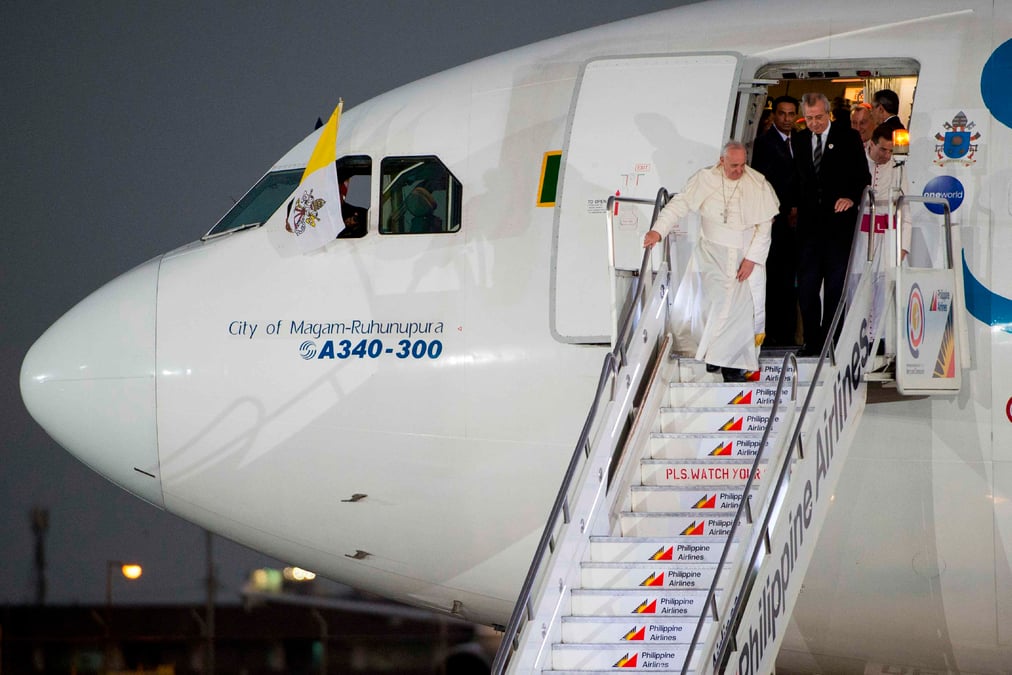 Le pape francois estime que la liberte d’expression a des limites