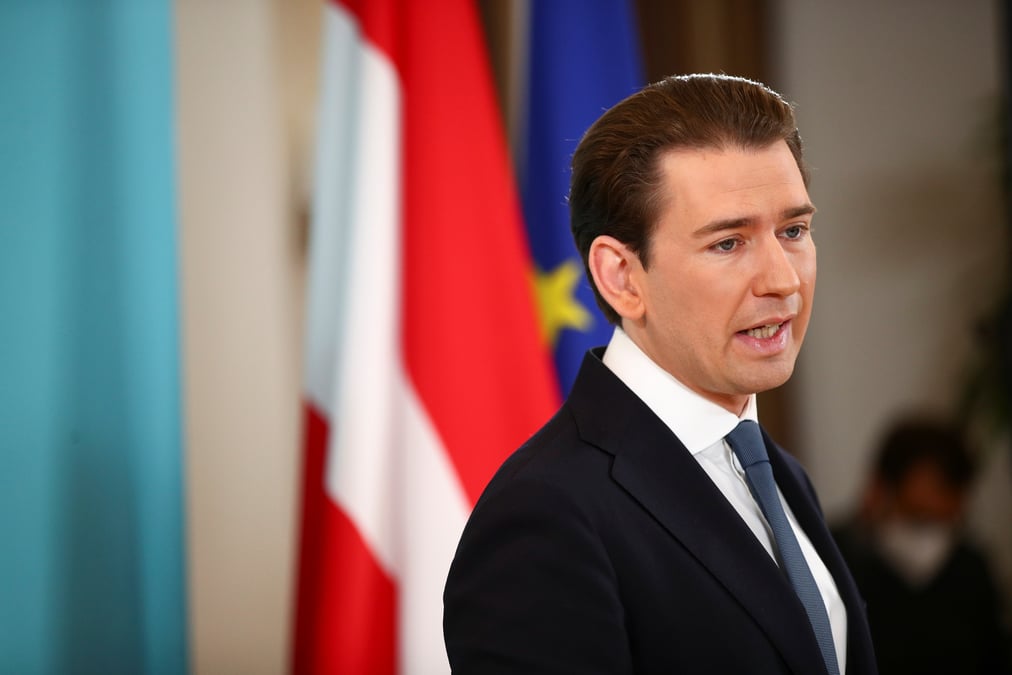 L'ex-chancelier autrichien sebastian kurz quitte la vie politique