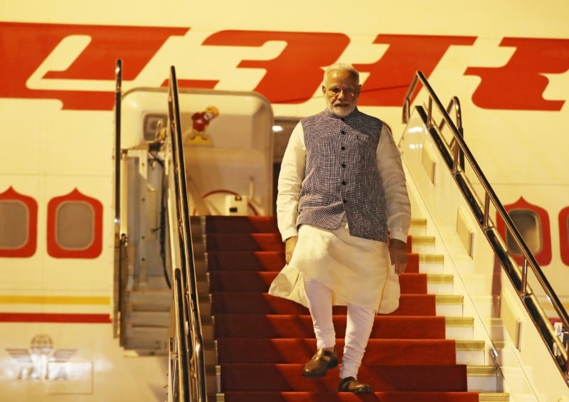 Narendra modi retrouve xi jinping a wuhan en chine