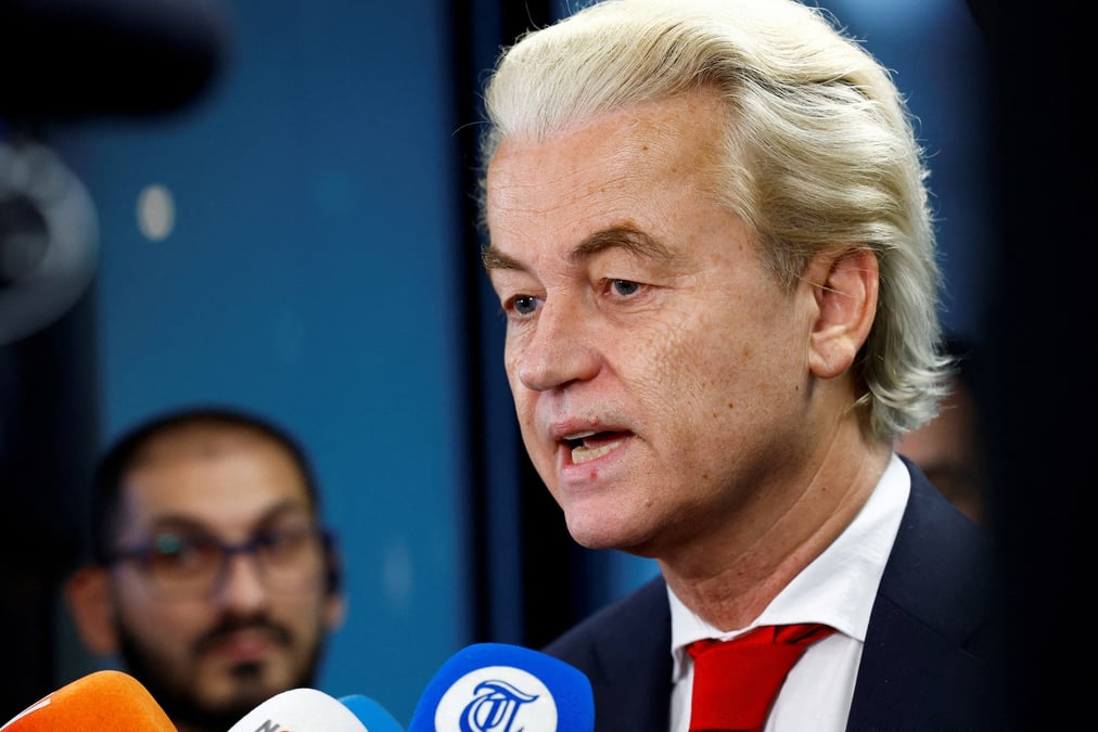 Geert wilders, leader du parti d'extreme droite pvv