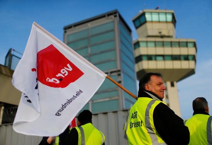 Accord salarial pour le personnel au sol des aeroports de berlin