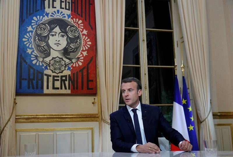 L'interview d'emmanuel macron jugee peu convaincante par 60% de sondes