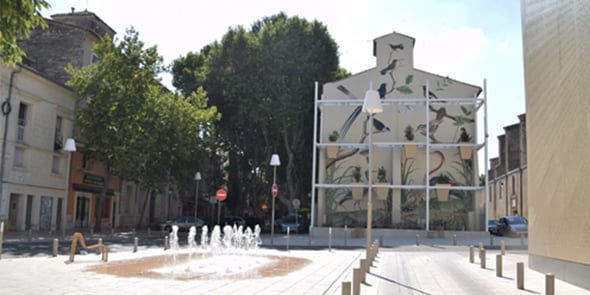 Centre ville de Lunel (Hérault)