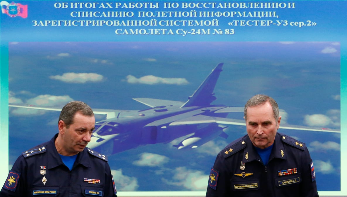 La boite noire de l'avion russe abattu par ankara inexploitable