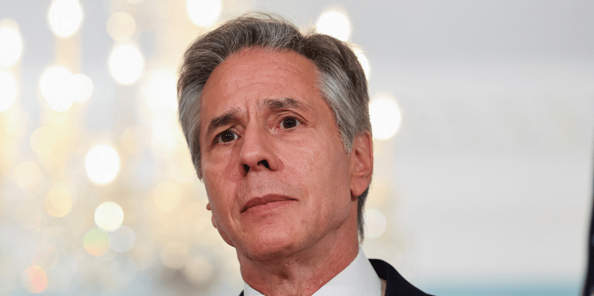 Le secretaire d'etat americain antony blinken a washington, aux etats-unis